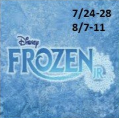 frozen graphic with show dates