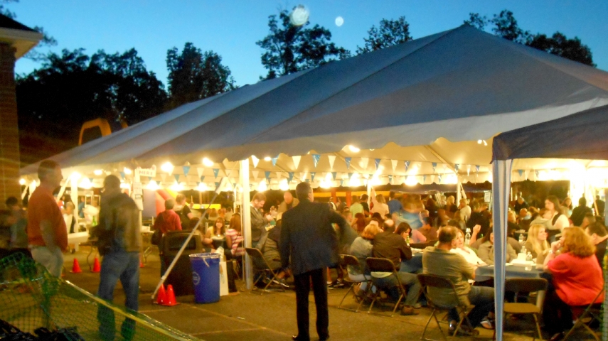 Outdoor Taverna: Under the Big Tent at BIG GREEK FESTIVAL