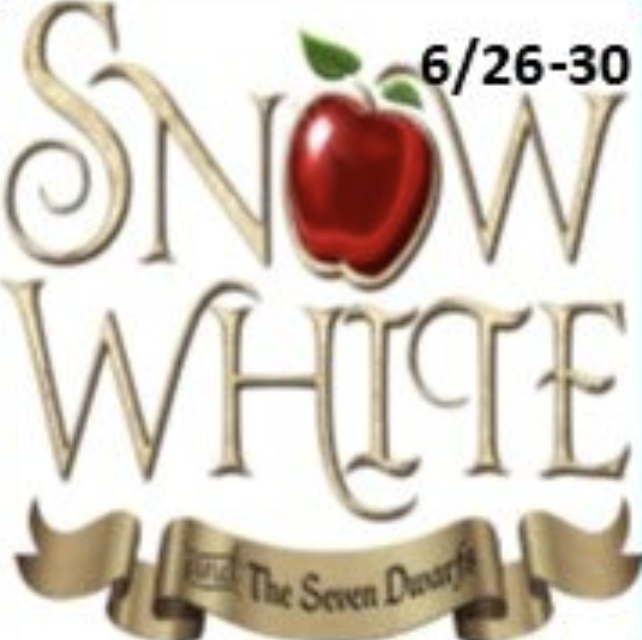 snow white graphic with show dates