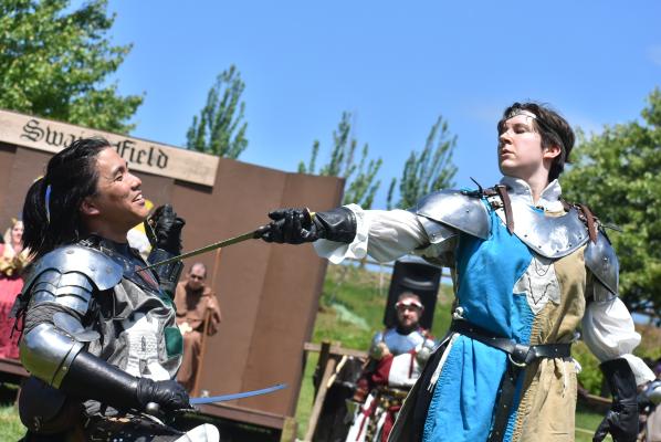 sword standoff between two